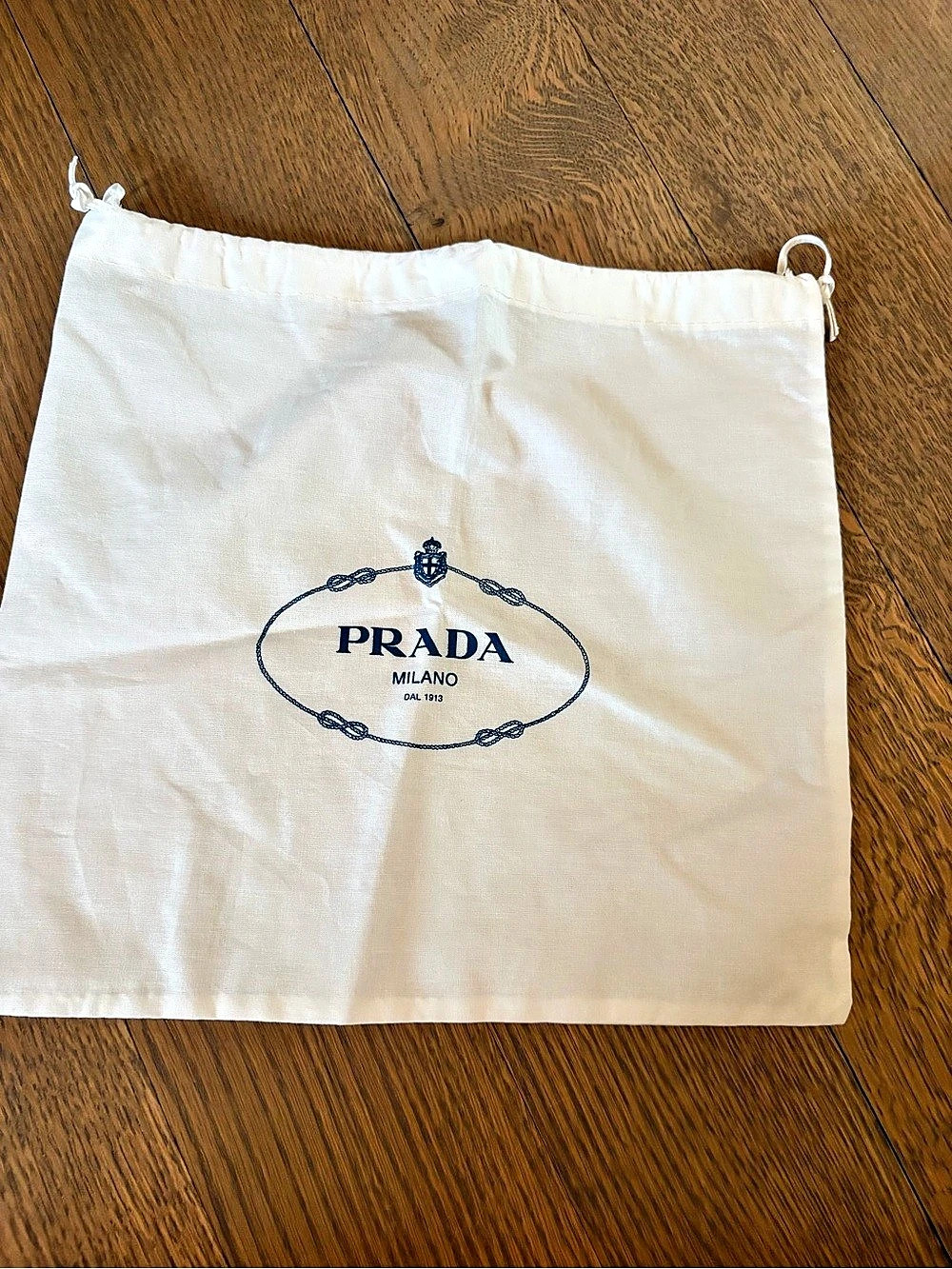 Prada Handbag Dust Bag White